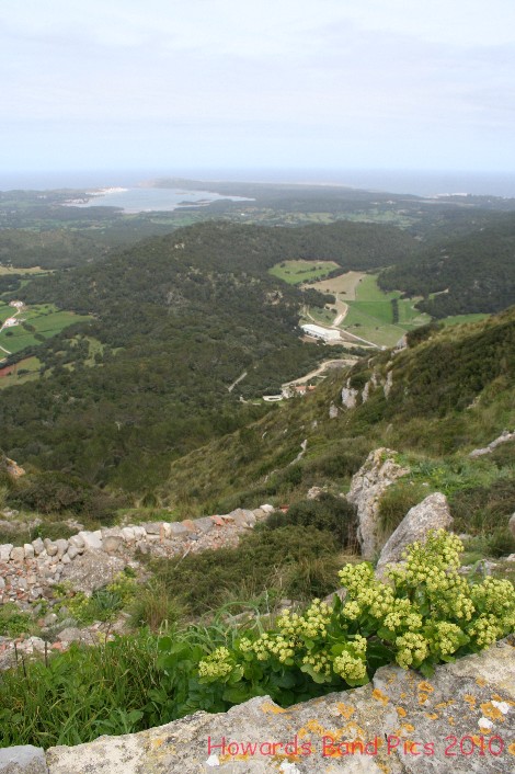 Looking out to Fornells