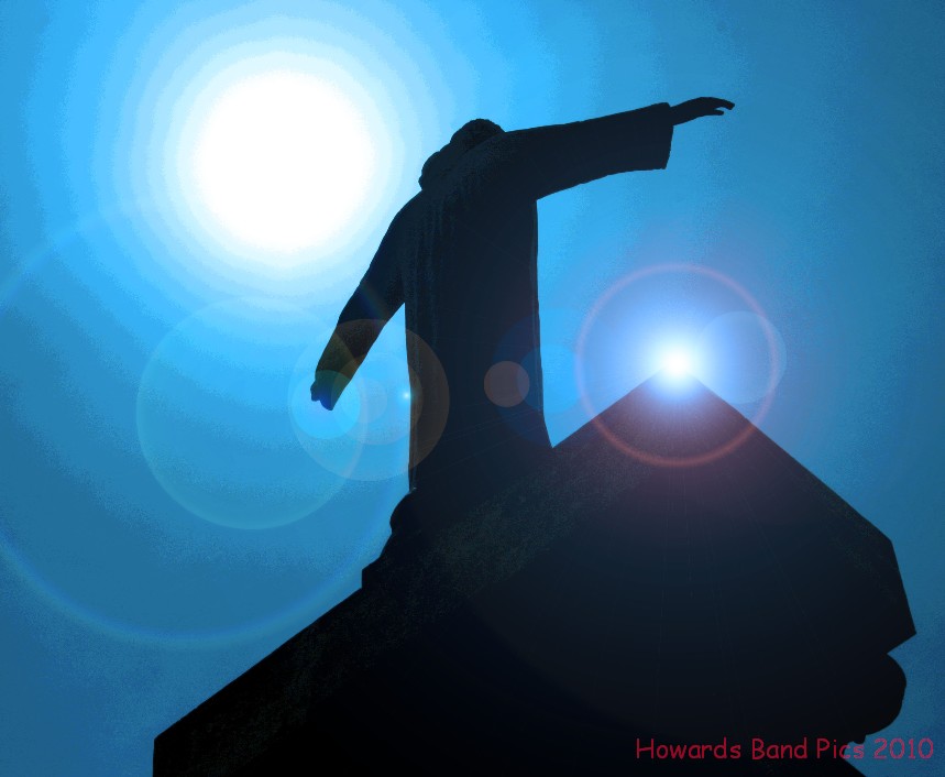 The Christ statue at Monte Toro