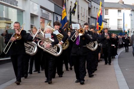 Band leads the parade