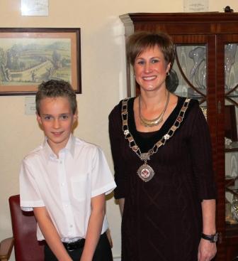 Daniel Richards & Abergavenny Mayor, Samantha Dodd