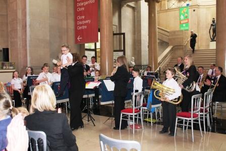 Youth Band at the National Museum of Wales